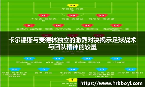 卡尔德斯与麦德林独立的激烈对决揭示足球战术与团队精神的较量